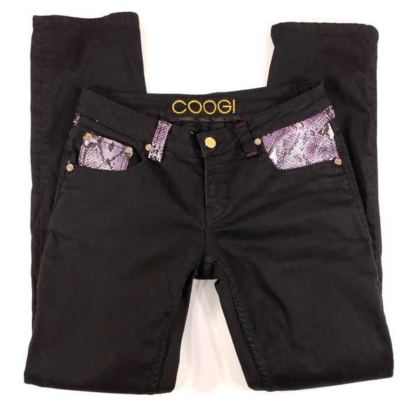 COOGI Denim - COOGI Women's Black Skinny Jeans - 9/10
